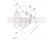 SUZUKI DL650 L1 (2011) V-Strom (E02,E19,E24) 52 - HEADLAMP (DL650L1 E19)