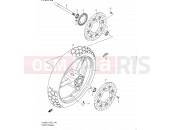SUZUKI DL650 L1 (2011) V-Strom (E02,E19,E24) 140 - FRONT WHEEL (DL650AUEL1 E19)