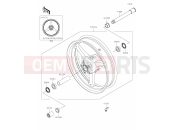 KAWASAKI NINJA ZX-10R (ZX1002LPFAN) 38 Front Hub