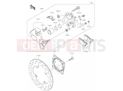 KAWASAKI NINJA ZX-10R (ZX1002LPFAN) 45 Rear Brake
