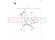 KAWASAKI NINJA ZX-10R (ZX1002LPFAN) 72 Accessory(Pillion Seat Cover)