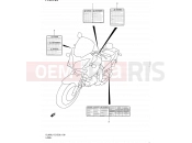 SUZUKI DL650 L1 (2011) V-Strom (E03,E28,E33) 109 - LABEL (DL650L1 E28)