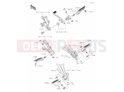 KAWASAKI 2023 33 Footrests
