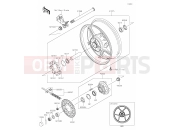 KAWASAKI 2023 39 Rear Hub