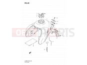 SUZUKI DL650A K7 (2007) V-Strom (E02,E19,E24) 40 - FUEL TANK (MODEL K7)