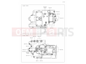 KAWASAKI W800 (EJ800ENSNN) 15 Crankcase Bolt Pattern