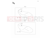 KAWASAKI W800 (EJ800ENSNN) 64 Accessory(Seat)