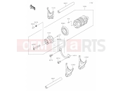 KAWASAKI 2022 12 Gear Change Drum/Shift Fork(s)