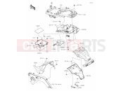 KAWASAKI 2022 36 Rear Fender(s)