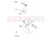 SUZUKI DL650A K8 (2008) V-Strom (E02,E19,E24,E37) 46 - HANDLE LEVER (MODEL K7/K8)