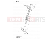 SUZUKI DL650A K8 (2008) V-Strom (E03,E28,E33) 56 - STEERING STEM