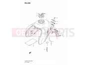 SUZUKI DL650A K9 (2009) V-Strom (E02,E19,E24,E37) 40B - FUEL TANK (MODEL K9/L0)