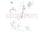 KAWASAKI 2022 41 Rear Master Cylinder