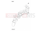 SUZUKI DL650A L0 (2010) V-Strom (E02,E19,E24) 47 - REAR FENDER