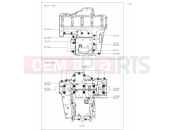 KAWASAKI 2022 15 Crankcase Bolt Pattern