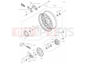 KAWASAKI 2022 39 Rear Hub