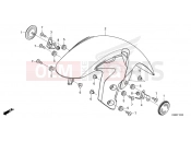 HONDA CB 125 R NEO SPORTS CAFÉ (CBF125NAS) 2025 F-10 FRONT FENDER