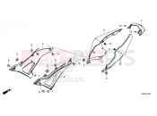HONDA CB 125 R NEO SPORTS CAFÉ (CBF125NAS) 2025 F-24 SIDE COVER