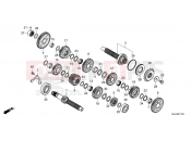 HONDA CMX 1100 Rebel Touring (CMX1100A2S) 2025 E-17 TRANSMISSION (CMX1100A/A2)