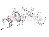 HONDA CMX 1100 Rebel Touring (CMX1100A2S) 2025 F-1 HEADLIGHT