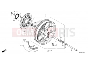 HONDA CMX 1100 Rebel Touring (CMX1100A2S) 2025 F-14-40 FRONT WHEEL