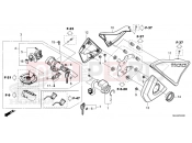 HONDA CMX 1100 Rebel Touring (CMX1100A2S) 2025 F-24 SIDE COVER/COMBINATION SWITCH