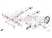 HONDA CMX 1100 Rebel Touring (CMX1100A2S) 2025 F-32 SWINGARM