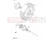 SUZUKI DL650A L1 (2011) V-Strom (E03,E28,E33) 143 - REAR WHEEL (DL650L1 E28)
