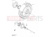 SUZUKI DL650A L1 (2011) V-Strom (E03,E28,E33) 147 - REAR WHEEL (DL650AL1 E33)