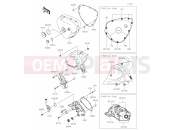KAWASAKI W800 (EJ800JMFNN) 17 Left Engine Cover(s)