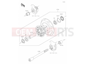 KAWASAKI W800 (EJ800JMFNN) 36 Front Hub