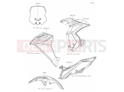 KAWASAKI 2021 59 Decals(Gray)