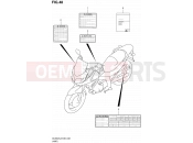 SUZUKI DL650A L2 (2012) V-Strom (E38) 48 - LABEL