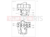KAWASAKI 2021 15 Crankcase Bolt Pattern