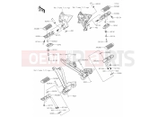 KAWASAKI 2021 33 Footrests