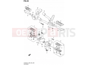 SUZUKI DL650A L3 (2013) V-Strom (E03,E28,E33) 39 - FOOTREST