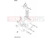 SUZUKI DL650A L3 (2013) V-Strom (E03,E28,E33) 65 - REAR CUSHION LEVER (DL650AL3 E28)