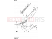 SUZUKI DL650A L3 (2013) V-Strom (E21) 43 - FRAME COVER
