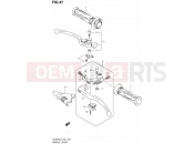 SUZUKI DL650A L3 (2013) V-Strom (E21) 47 - HANDLE LEVER