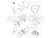 KAWASAKI 2020 17 Left Engine Cover(s)