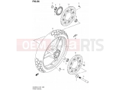 SUZUKI DL650A L3 (2013) V-Strom (E21) 56 - FRONT WHEEL (DL650AL3 E21)