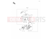 KAWASAKI NINJA 400 (EX400GLFA) 65 Accessory(Single Seat Cover)