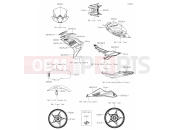 KAWASAKI 2020 62 Decals(Green)