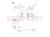 KAWASAKI VERSYS-X 300 (KLE300CLFA) 05 Muffler(s)