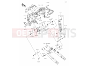 KAWASAKI VERSYS-X 300 (KLE300CLFA) 30 Suspension/Shock Absorber