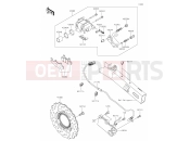KAWASAKI VERSYS-X 300 (KLE300CLFA) 43 Rear Brake