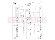 KAWASAKI VERSYS-X 300 (KLE300CLFA) 45 Front Fork