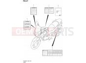 SUZUKI DL650A L3 (2013) V-Strom (E24) 47 - LABEL