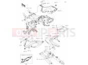 KAWASAKI VERSYS-X 300 (KLE300CLFA) 50 Side Covers/Chain Cover