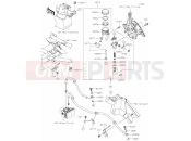 KAWASAKI 2020 45 Rear Master Cylinder